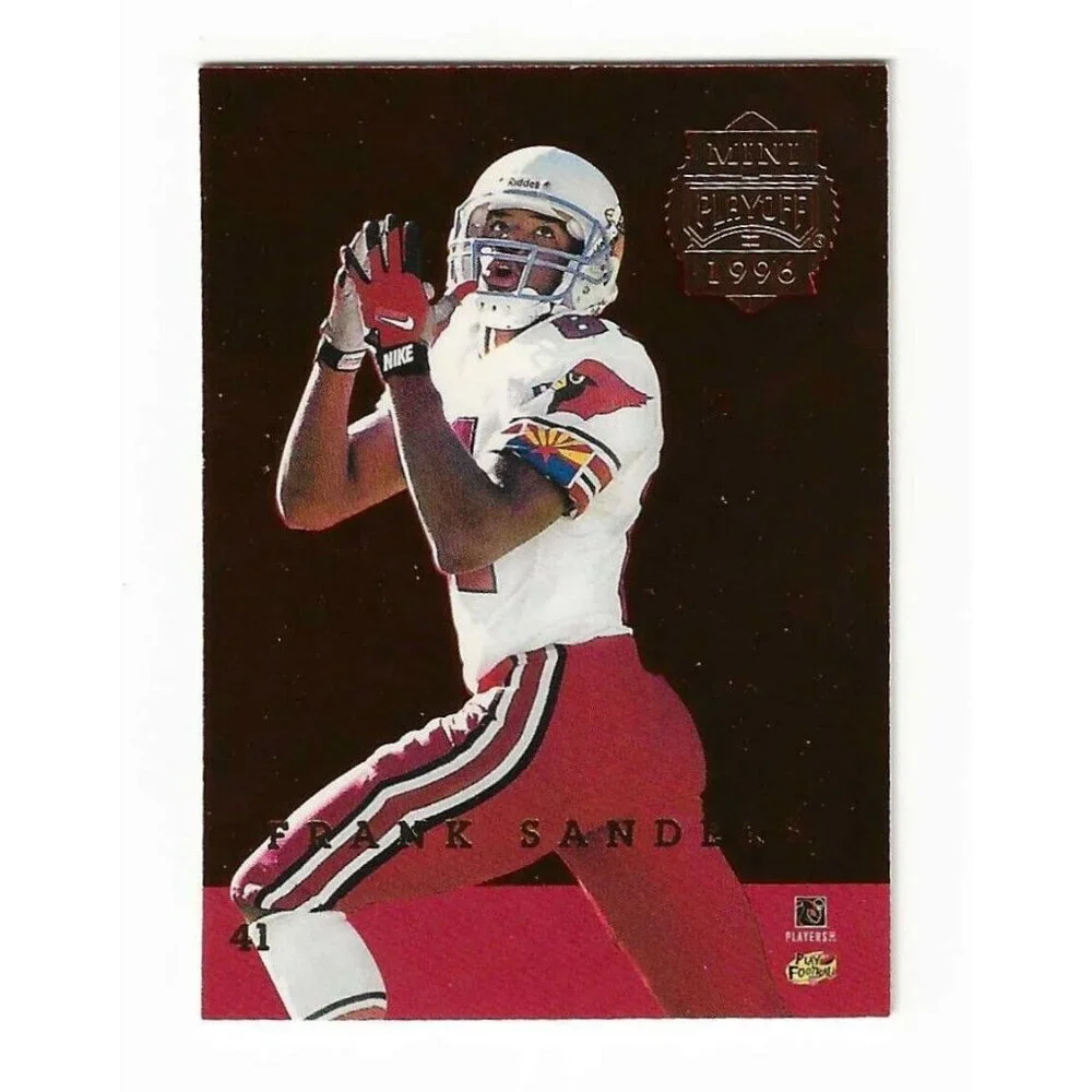 FRANK SANDERS + GARRISON HEARST 1996 MINI PLAYOFF CARD #41 - CARDS - NM-MINT